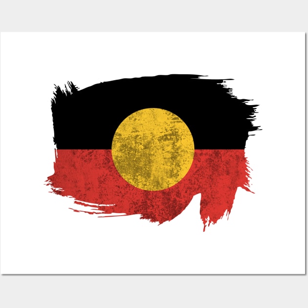 Aboriginal Flag Wall Art by CF.LAB.DESIGN